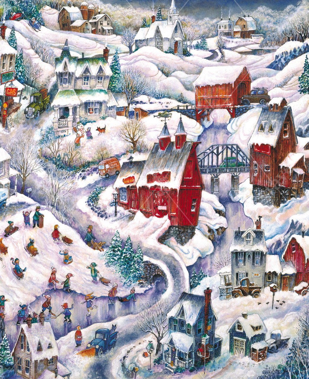 Winter In Vermont Jigsaw Puzzle | Stave Puzzles