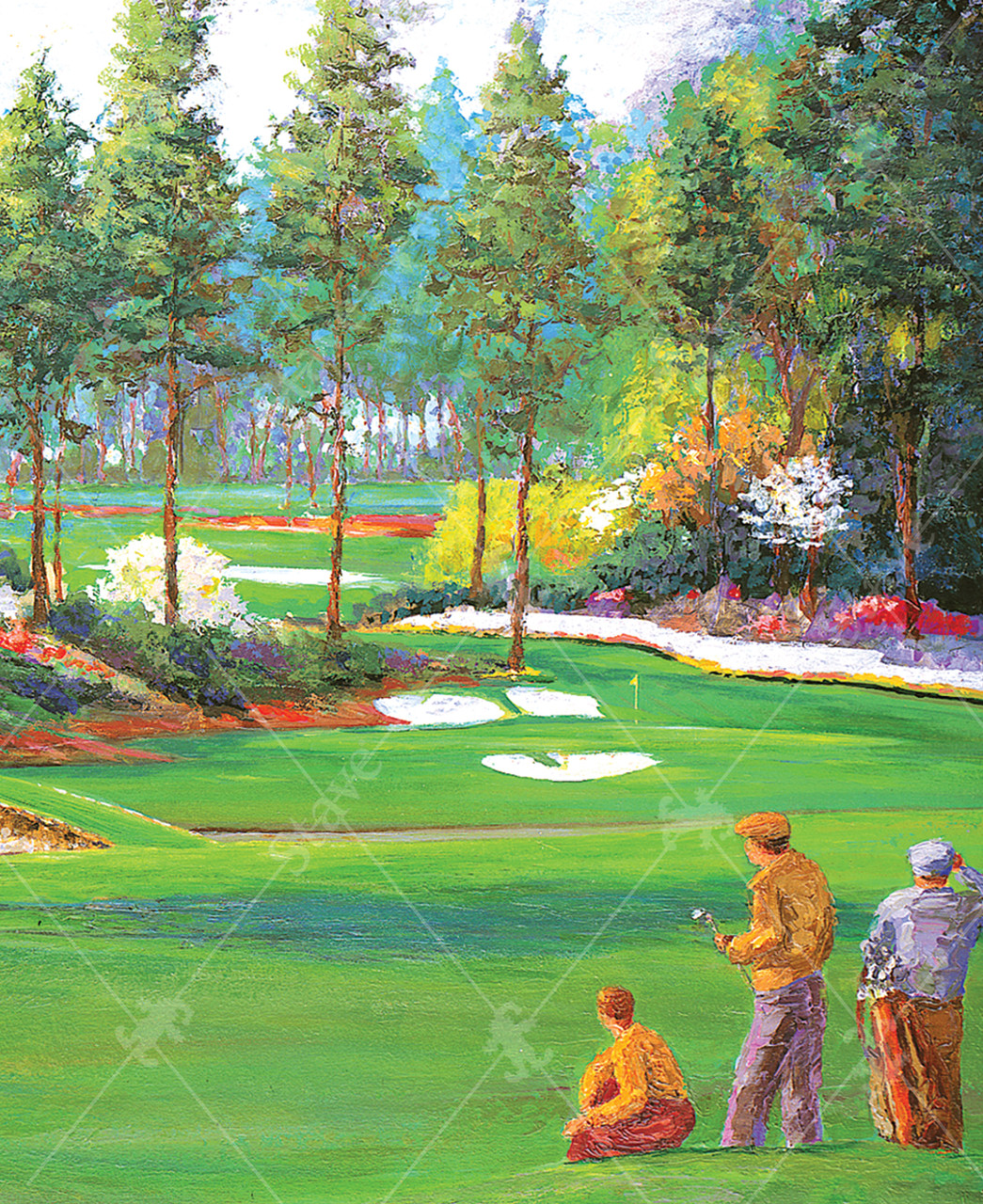 Eleventh Hole At Augusta, a traditional puzzle - Stave Puzzles