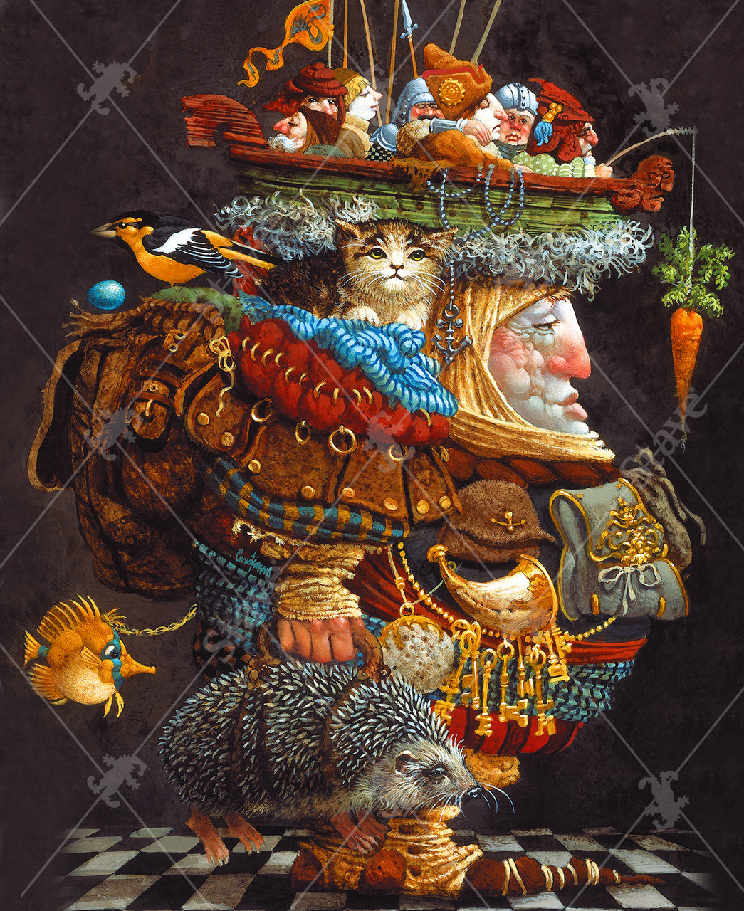Burden of the Responsible Man, a traditional puzzle - Stave Puzzles