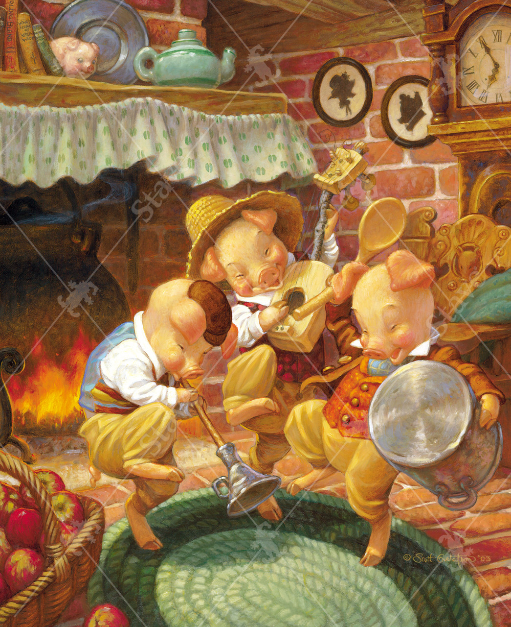 The Three Little Pigs, a traditional puzzle - Stave Puzzles