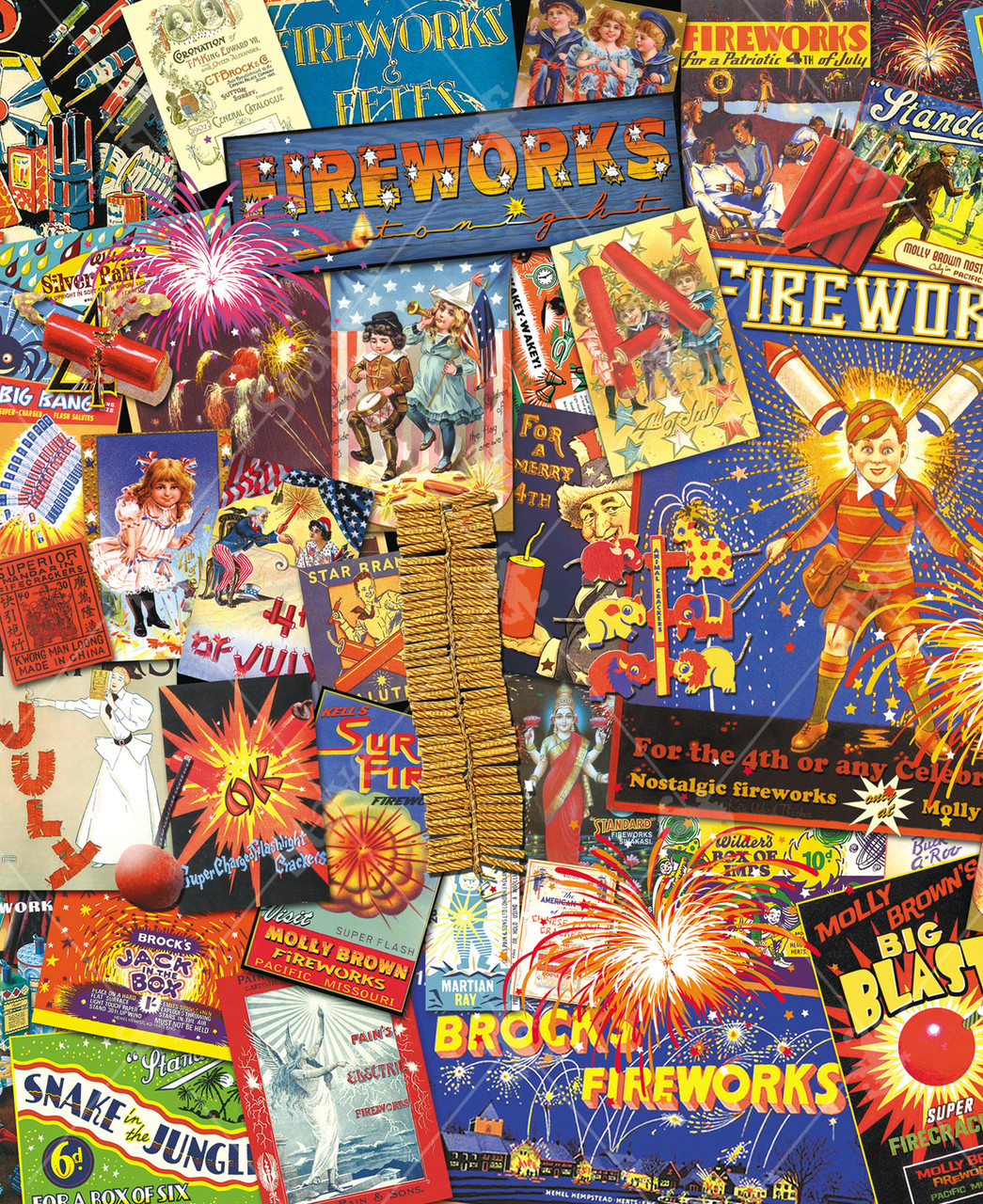 Snap, Crackle, Pop!, a traditional puzzle - Stave Puzzles