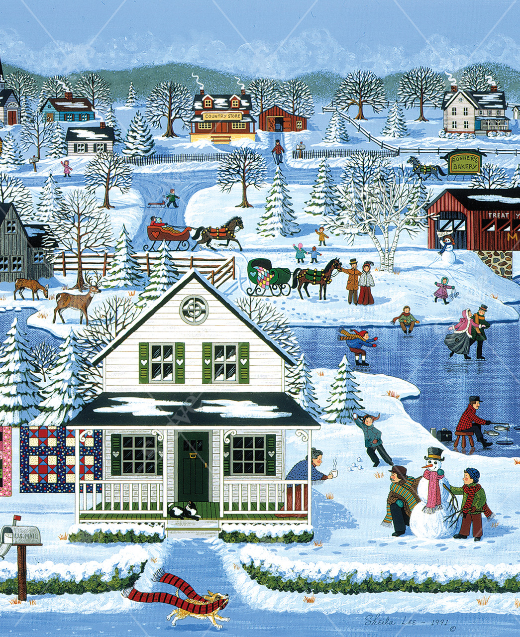 Winter Sampler Jigsaw Puzzle | Stave Puzzles