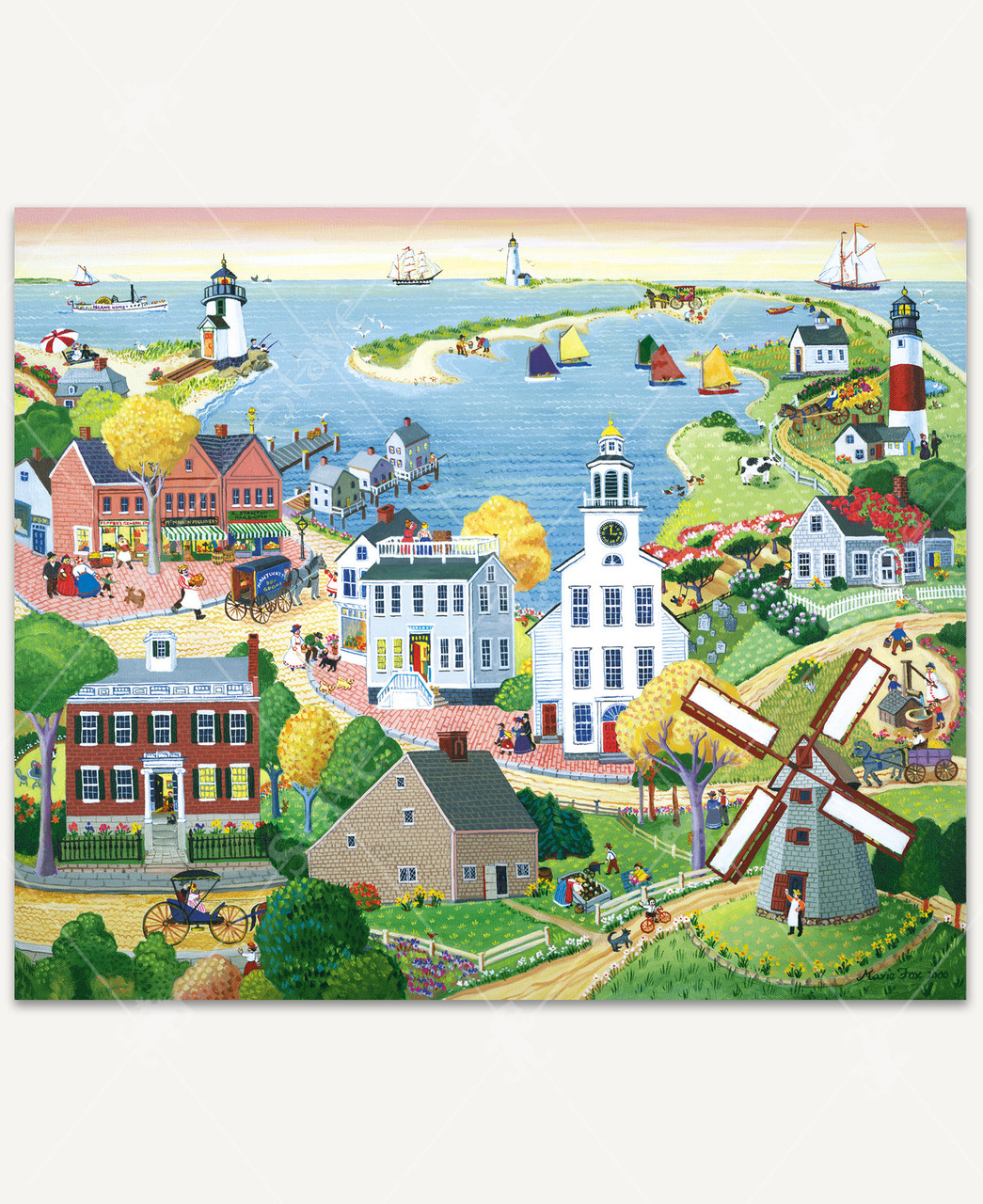 500枚限定廃盤】A Satatic Place/STEPHAN MATHIEU Nantucket Island, a traditional puzzle - Stave Puzzles