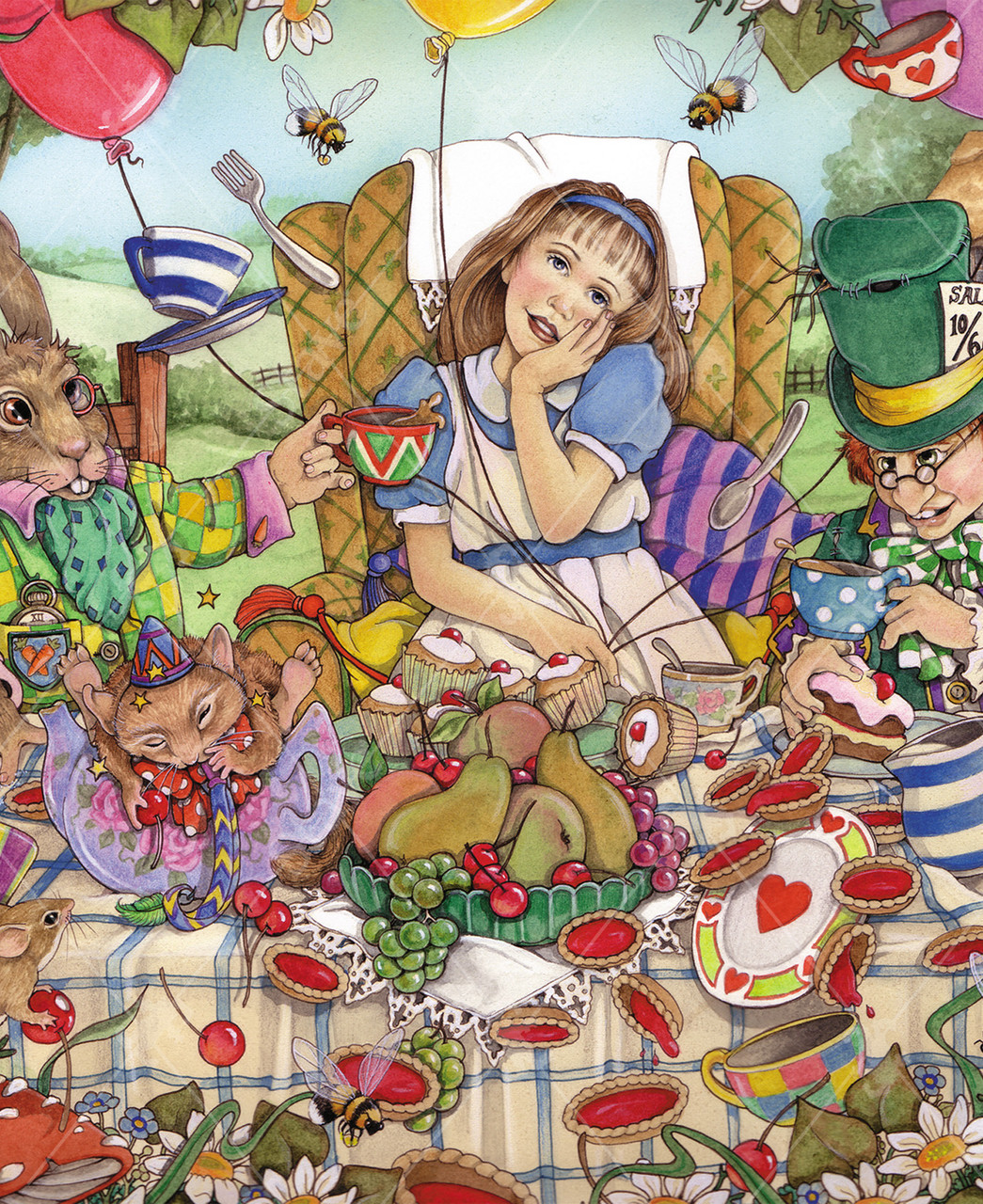 Alice's New Friends, a traditional puzzle - Stave Puzzles