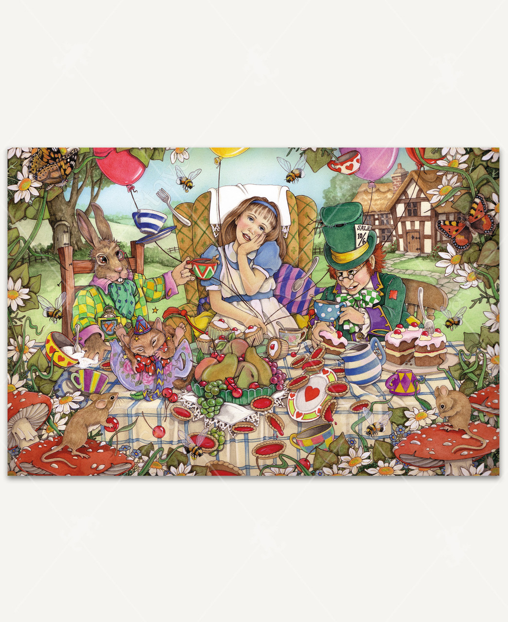 Alice's New Friends, a traditional puzzle - Stave Puzzles