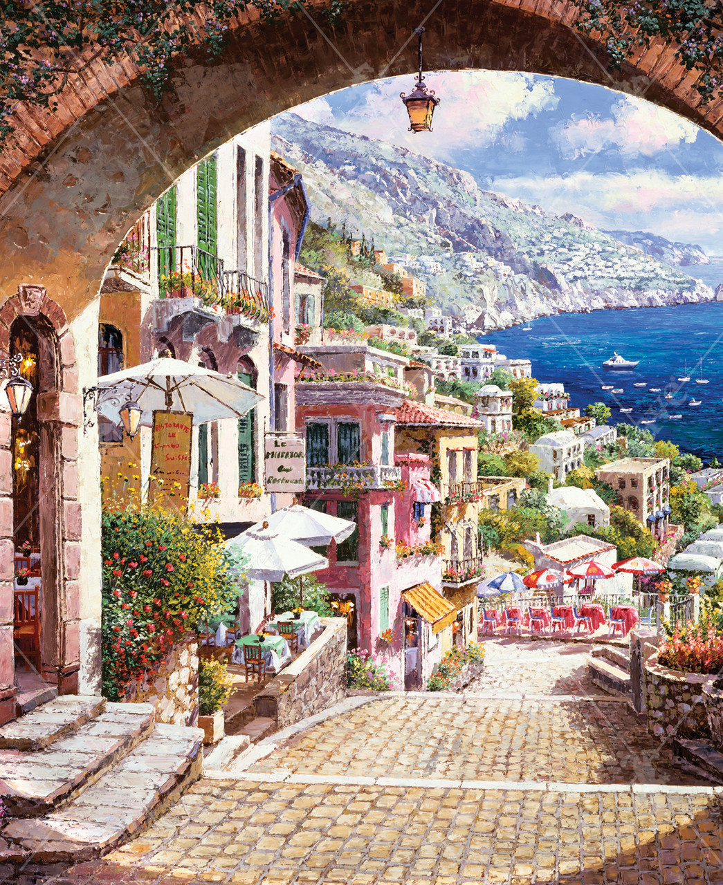 Archway Positano, a traditional puzzle - Stave Puzzles