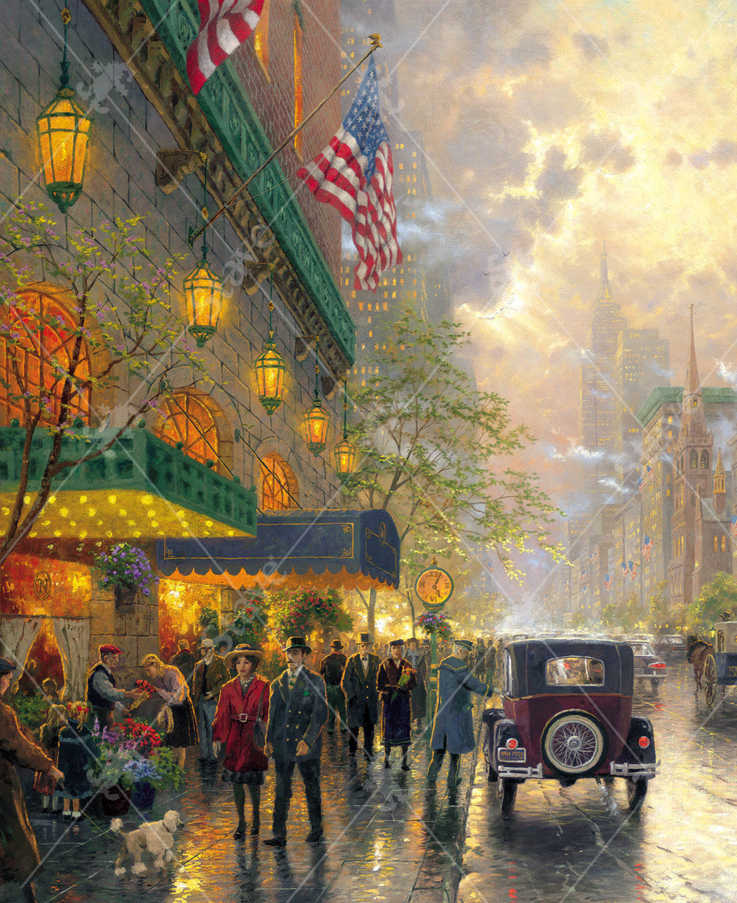 New York, Fifth Avenue, a traditional puzzle - Stave Puzzles