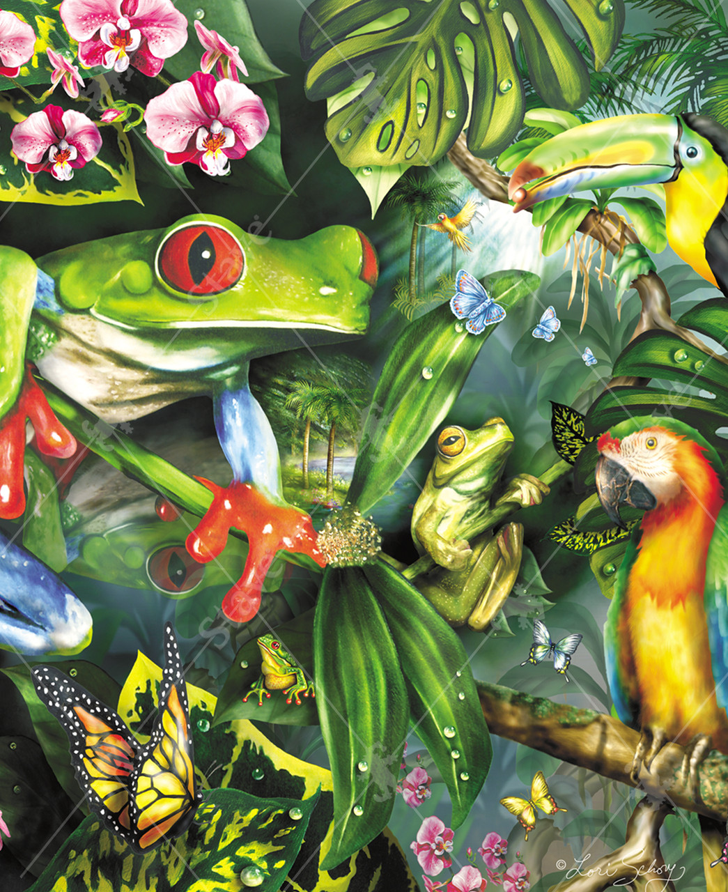 Frogs In The Mist, a traditional puzzle - Stave Puzzles