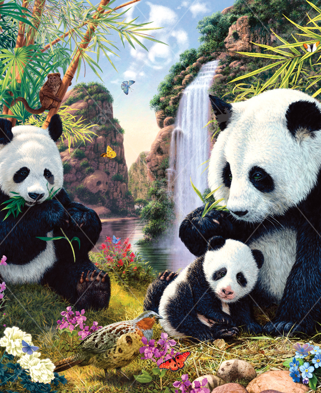 Panda Valley, a traditional puzzle - Stave Puzzles