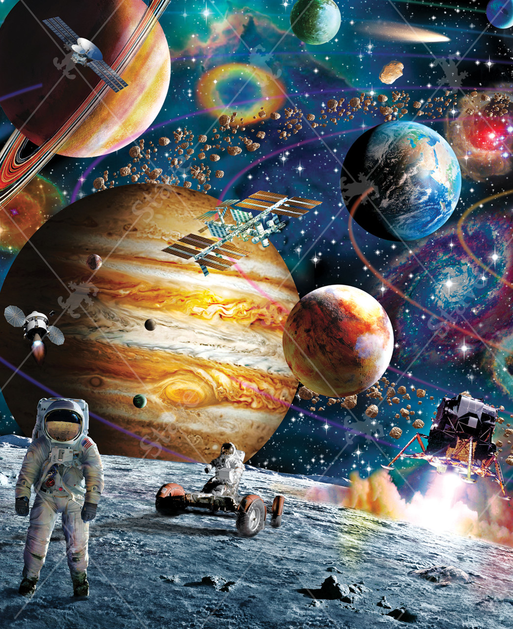 Space Odyssey, a traditional puzzle - Stave Puzzles