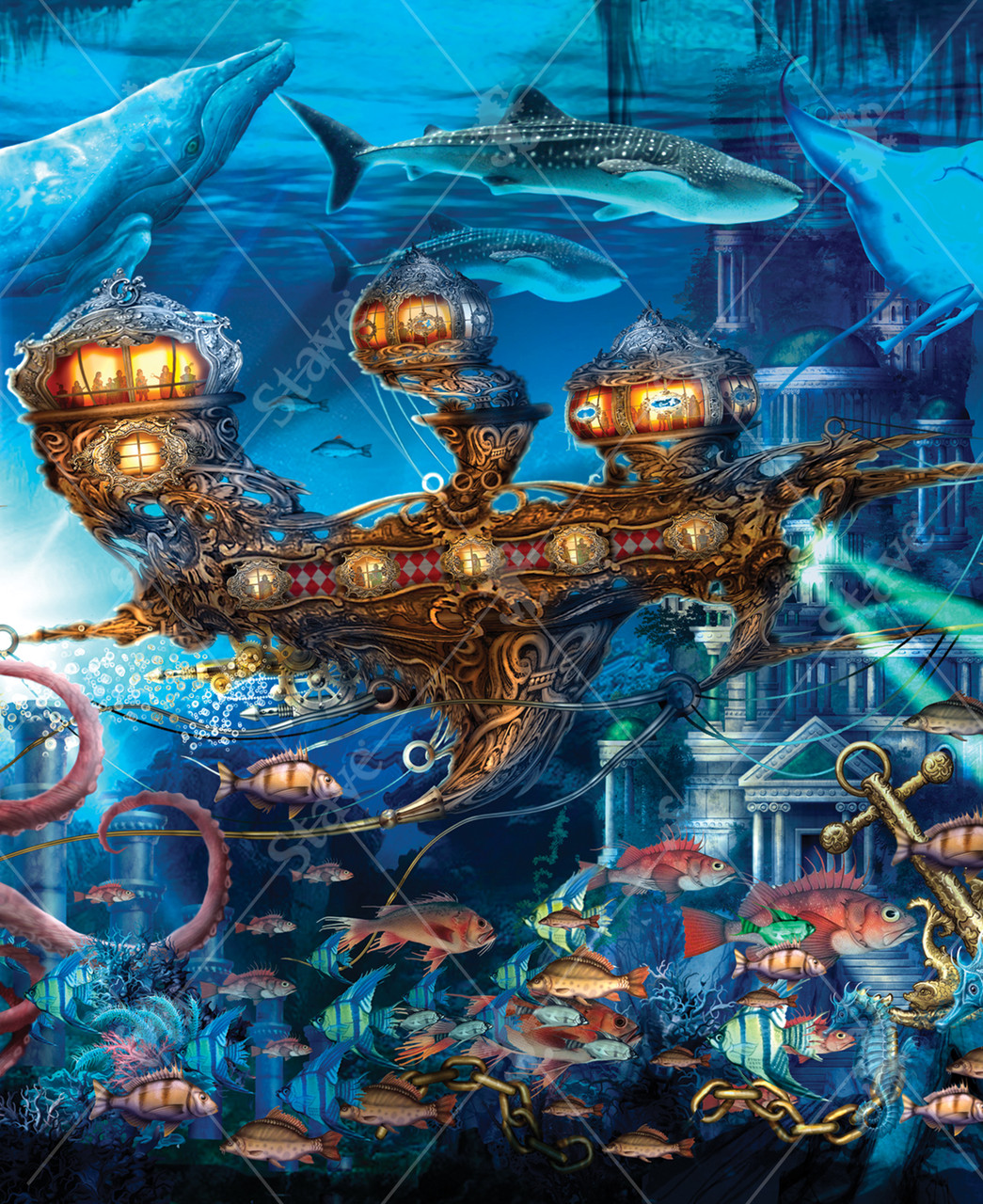 Atlantis Express, a traditional puzzle - Stave Puzzles