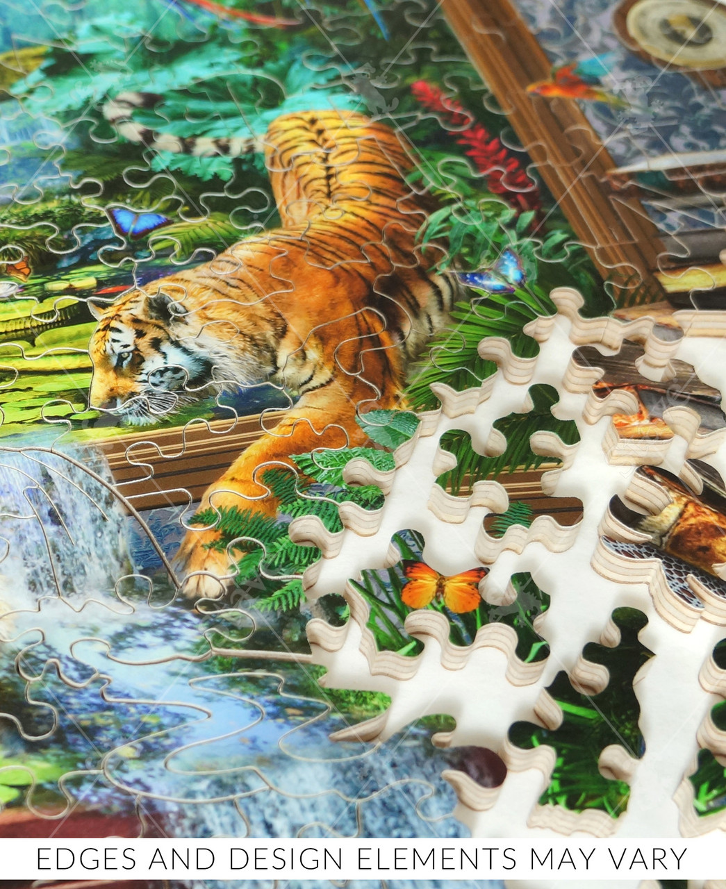 The Jungle Coming To Life, a traditional puzzle - Stave Puzzles