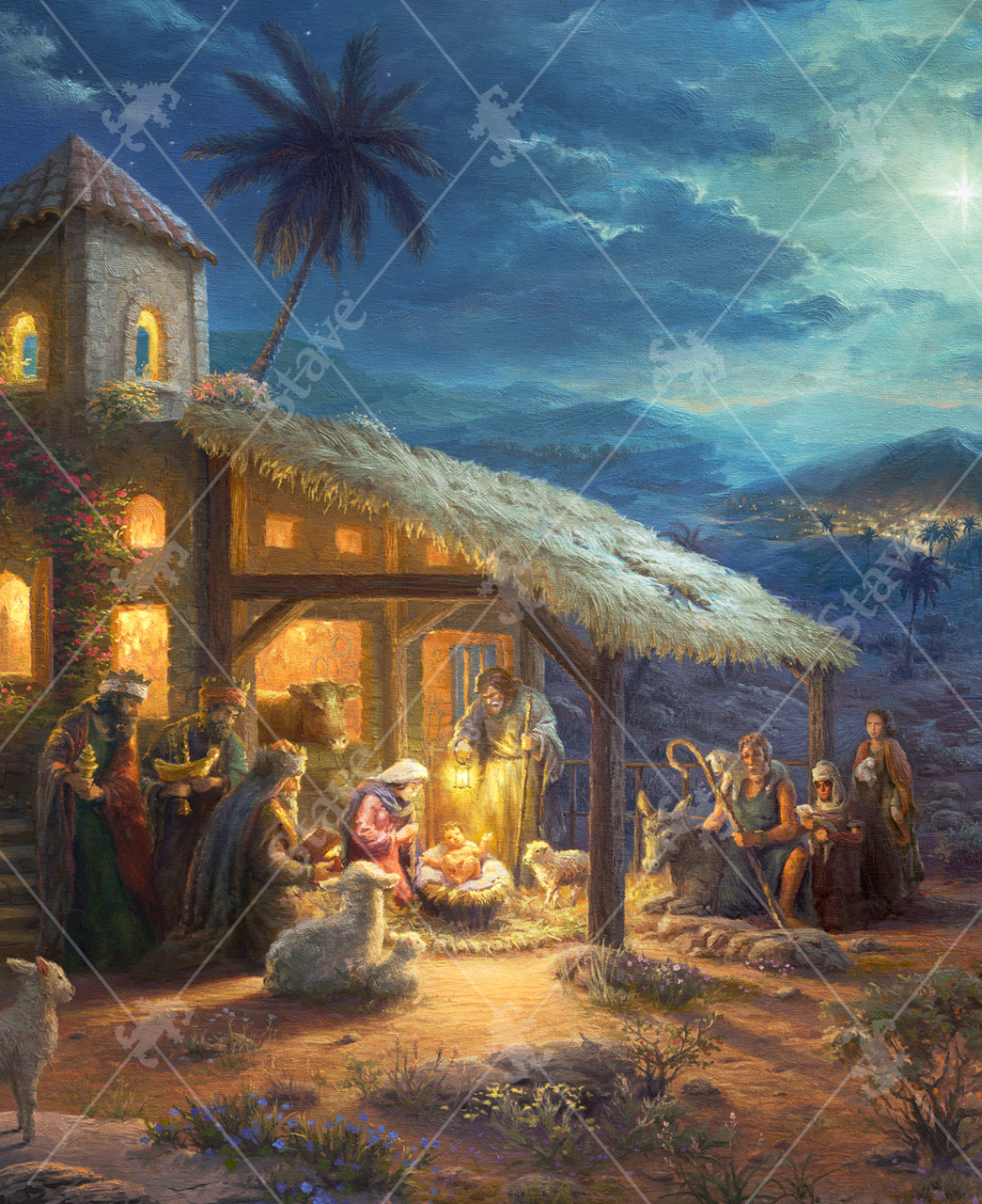 The Nativity Jigsaw Puzzle | Stave Puzzles