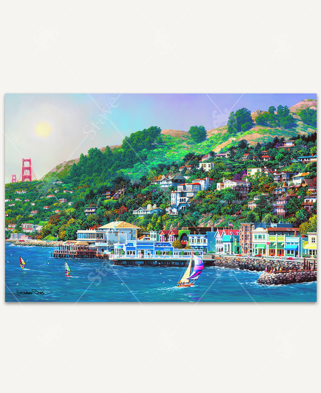 Sausalito View, a traditional puzzle - Stave Puzzles