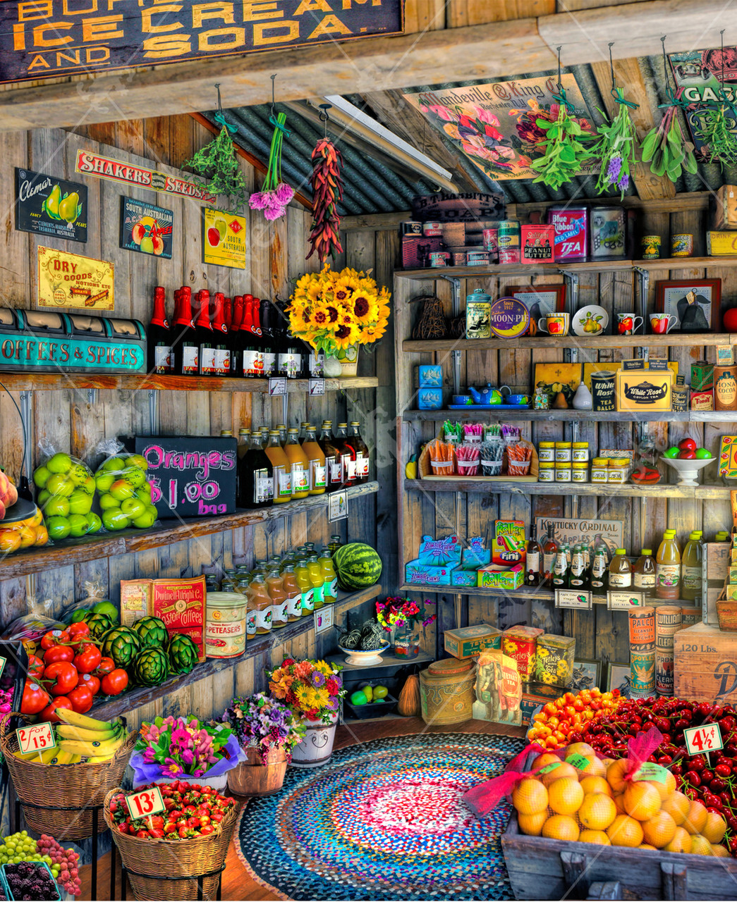 In The Farmers Market, a traditional puzzle - Stave Puzzles