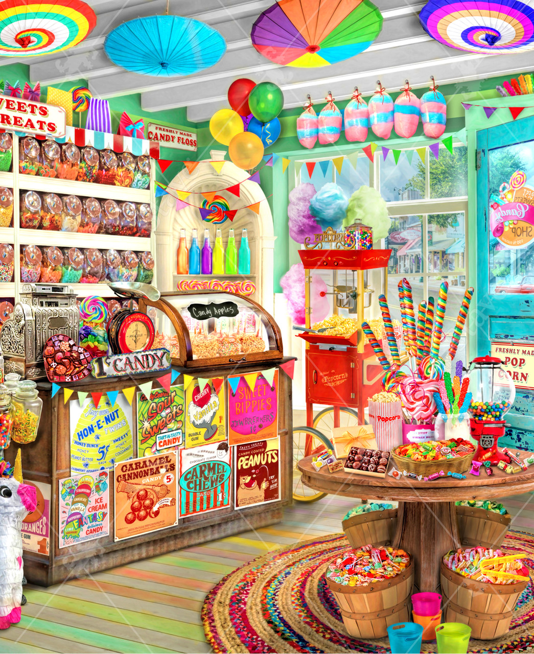 The Corner Candy Store Jigsaw Puzzle | Stave Puzzles