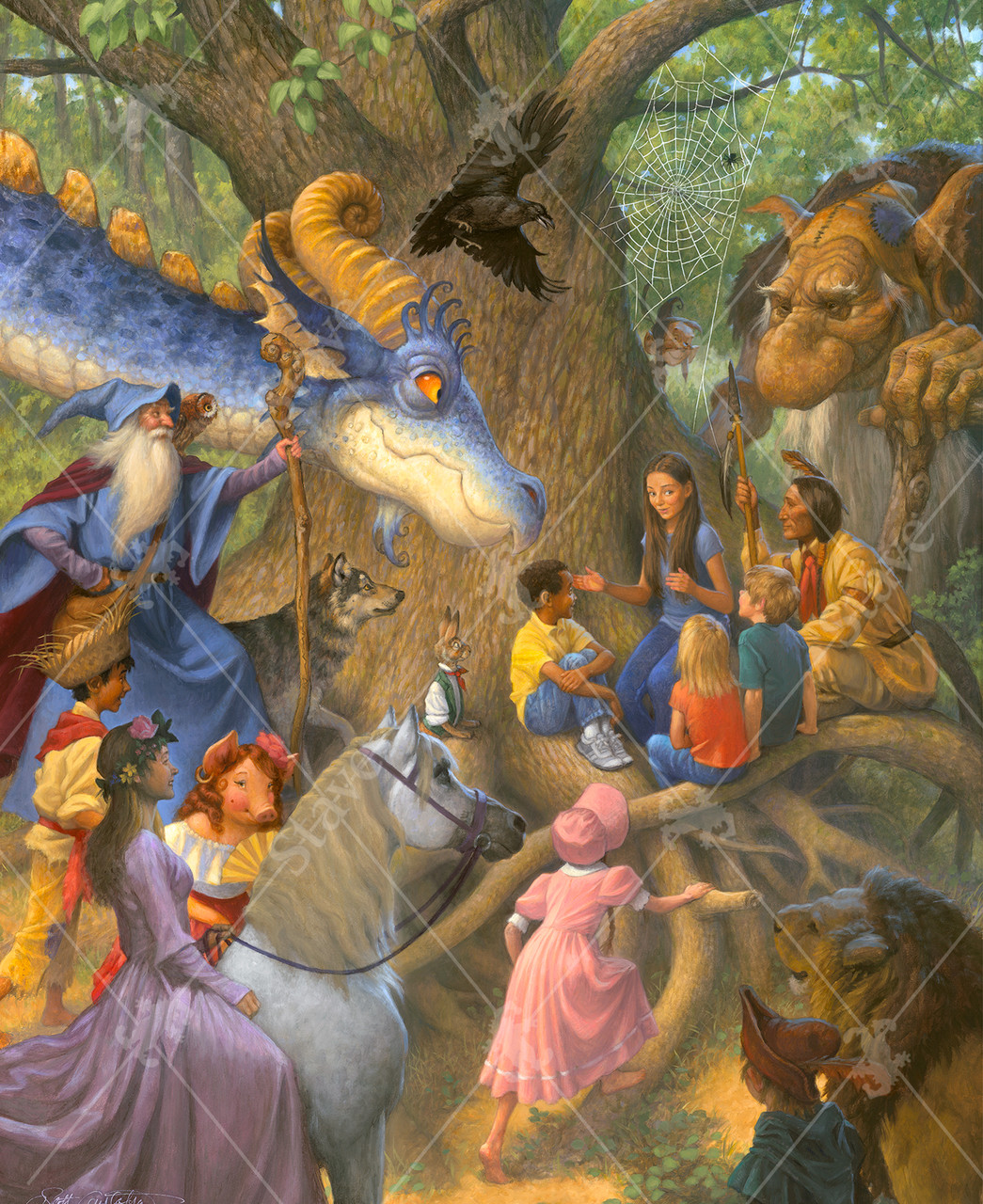 The Story Teller Jigsaw Puzzle | Stave Puzzles