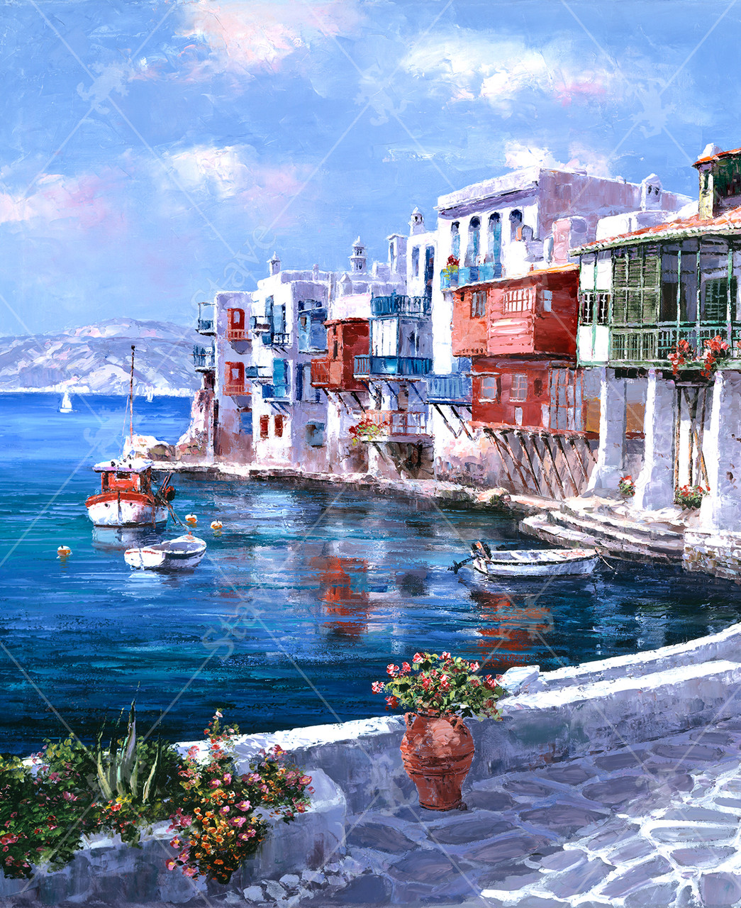 Mykonos, a traditional puzzle - Stave Puzzles