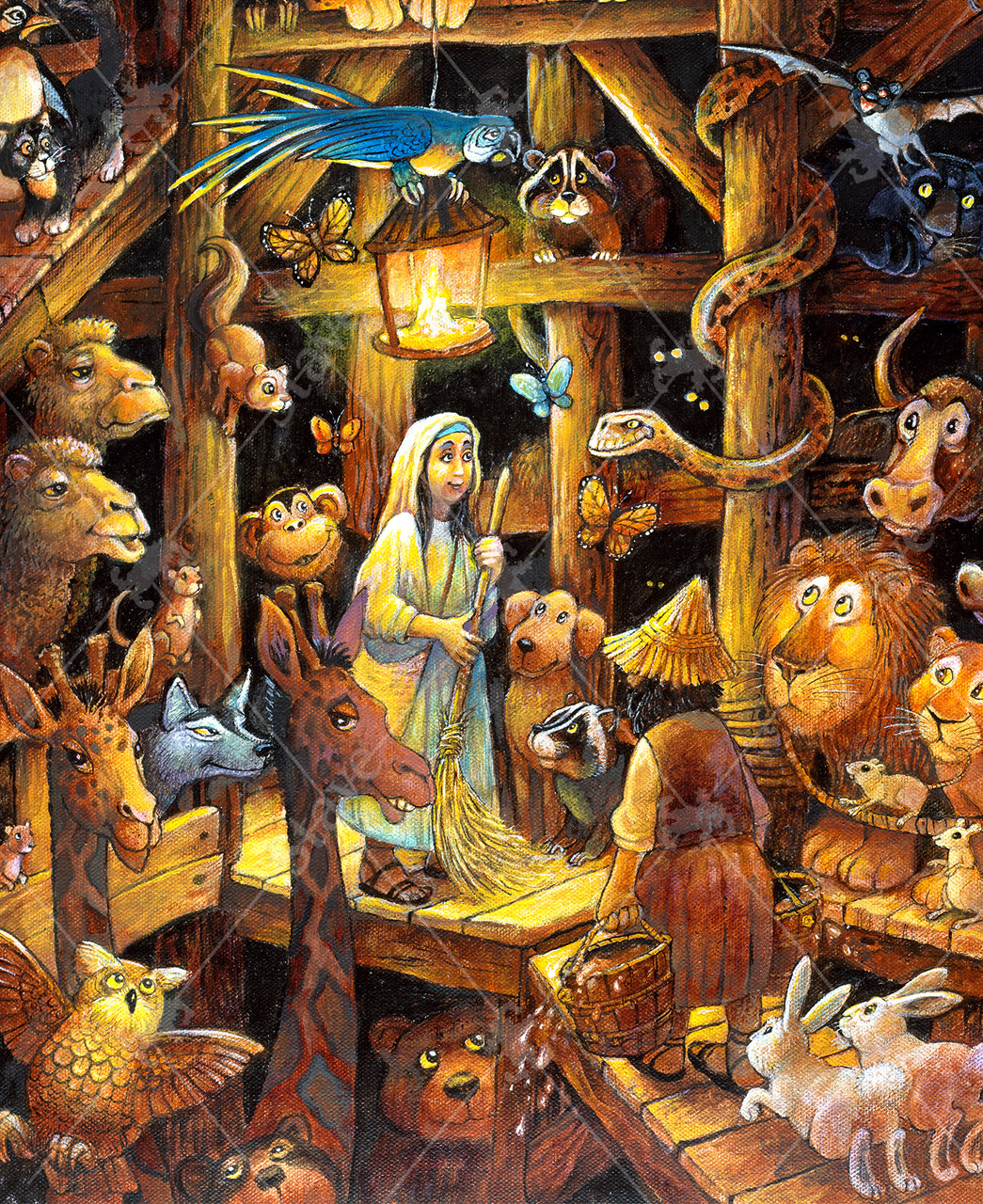 Inside The Ark, a traditional puzzle - Stave Puzzles