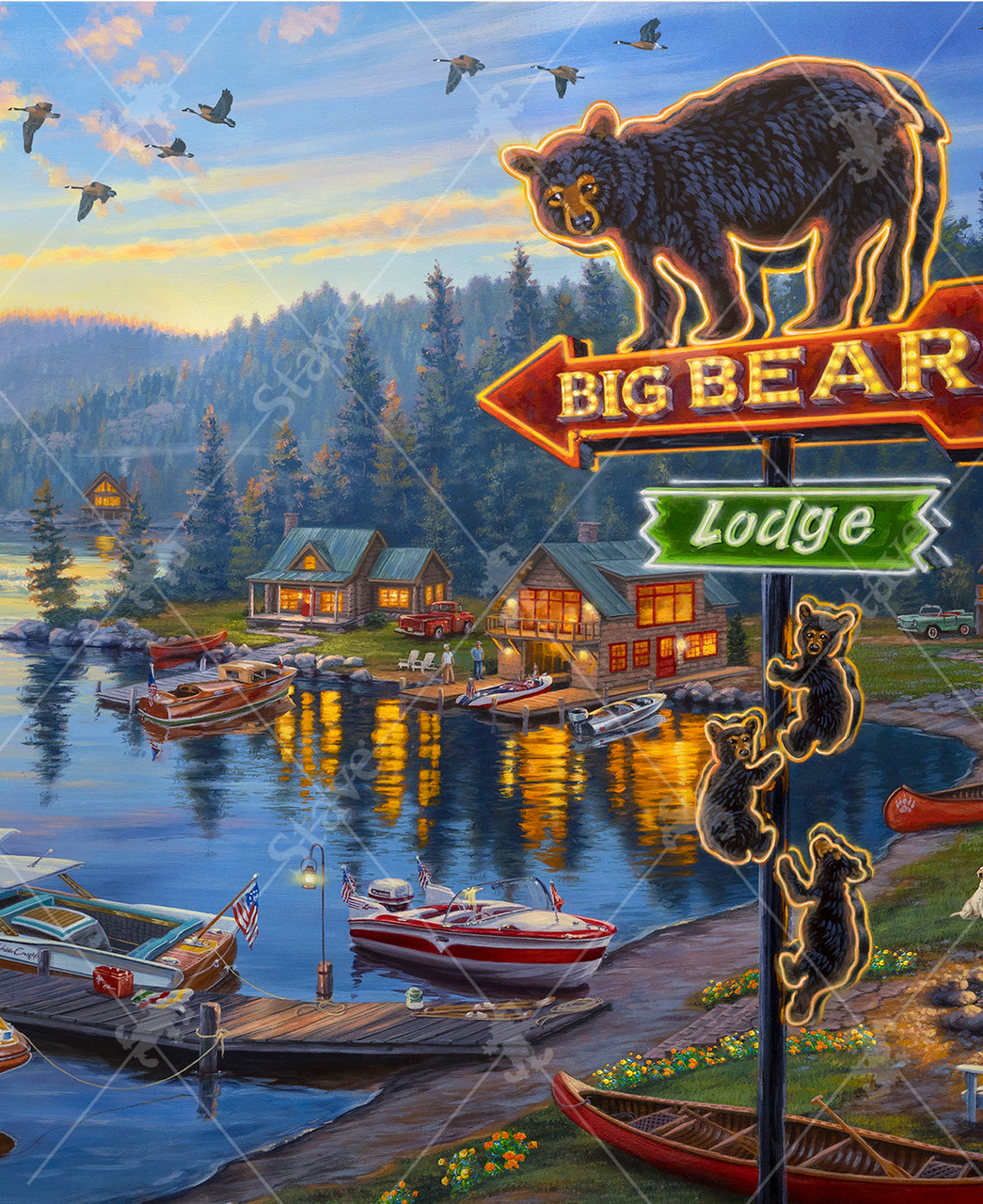 Big Bear Lodge | Stave Puzzles