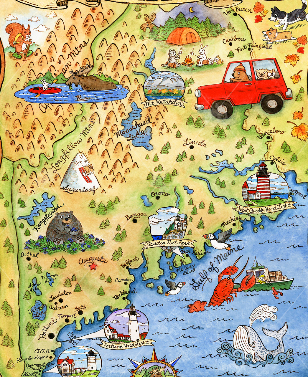 Maine, USA Jigsaw puzzle | Stave Puzzles