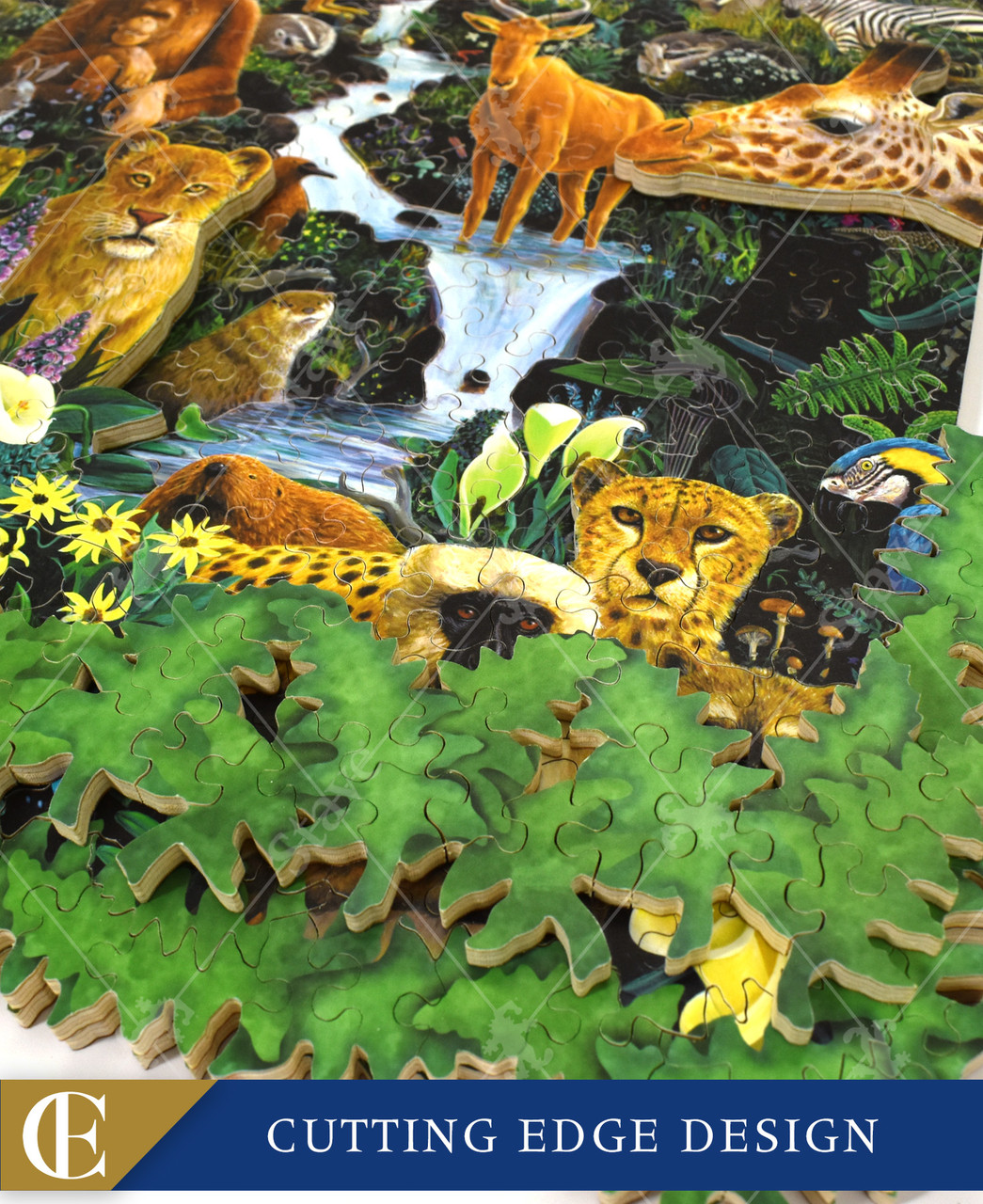 Animal Magnetism Cutting Edge Jigsaw Puzzle | Stave Puzzles