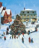 Snow In Dock Square 0