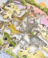  Safaraway Puzzle Encounter playful safari animals 