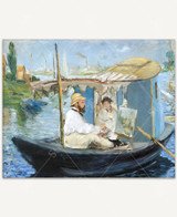 Monet In His Studio Boat 1