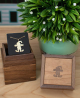 Stave Logo Necklace - Wooden Box 1