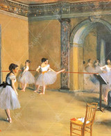 Ballet Hall Of The Opera In The Rue Peletier 0