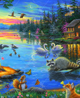  Lakeside Evening, 400 Pieces 
