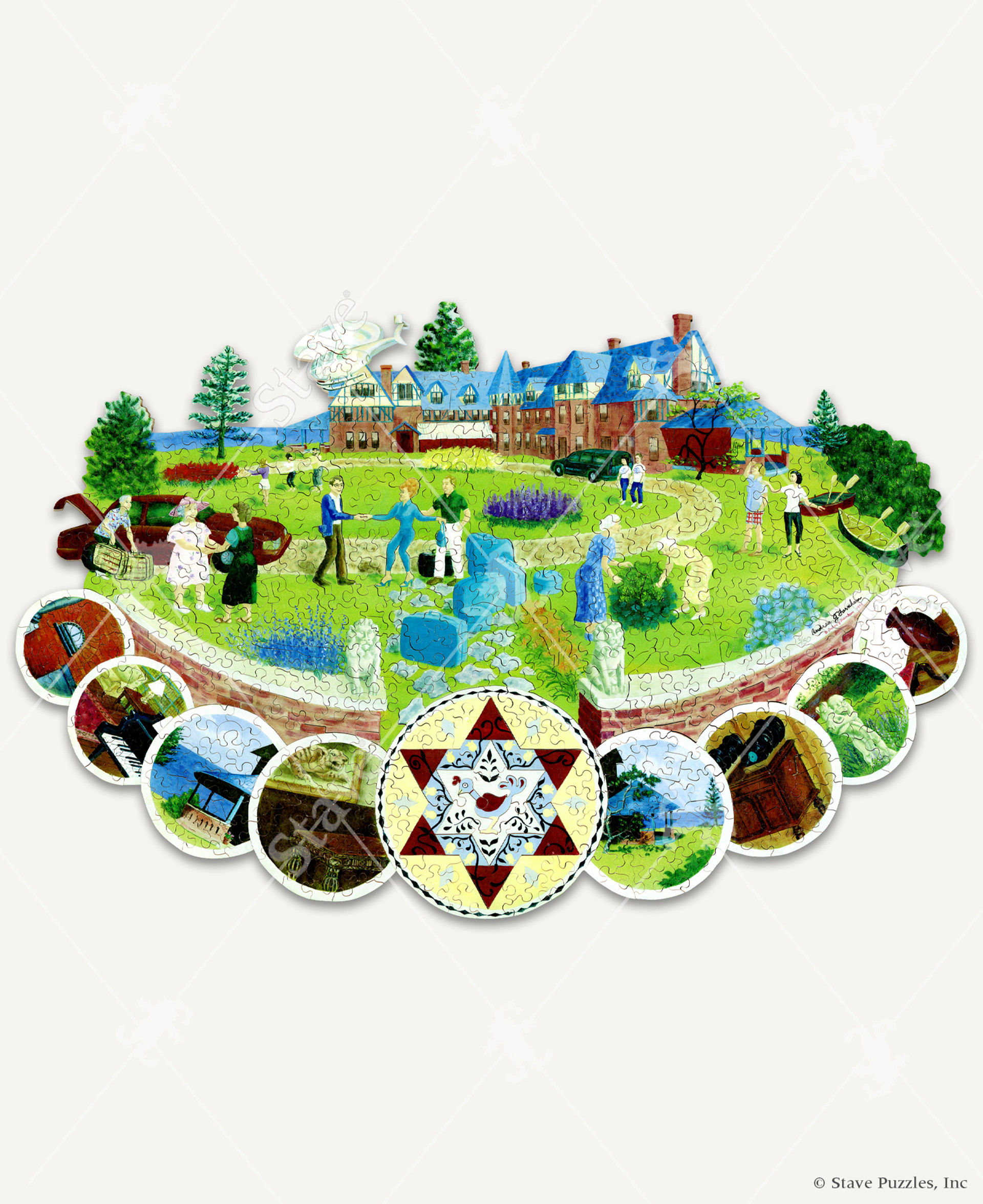 Limited Edition Jigsaw Puzzles, Handpainted Jigsaw Puzzles Stave Puzzles