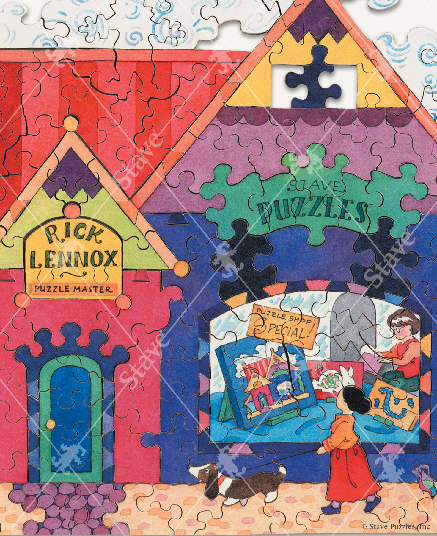 Stave Traveling Puzzle Table, a boards & boxes puzzle Stave Puzzles