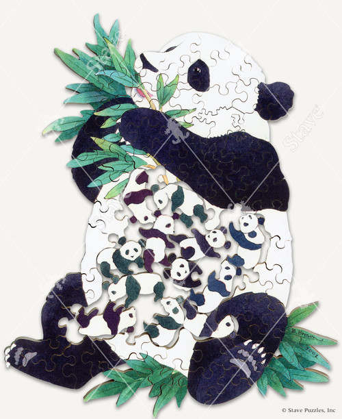 Pandamonium Jigsaw Puzzle | Stave Puzzles