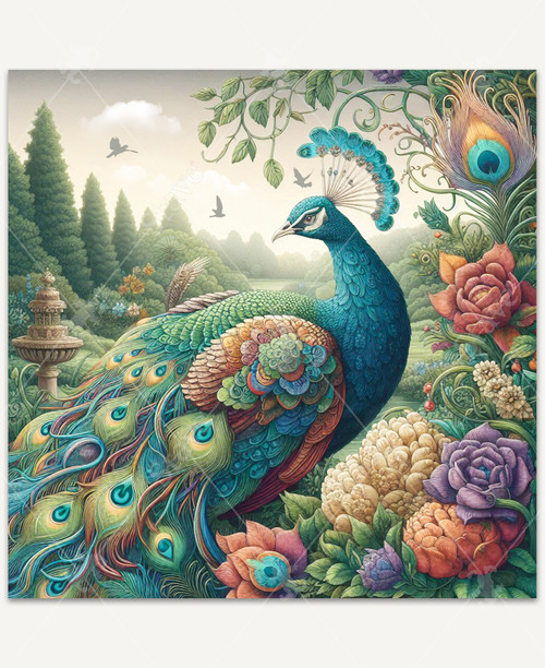 Peacock Pride Jigsaw Puzzle | Stave Puzzles