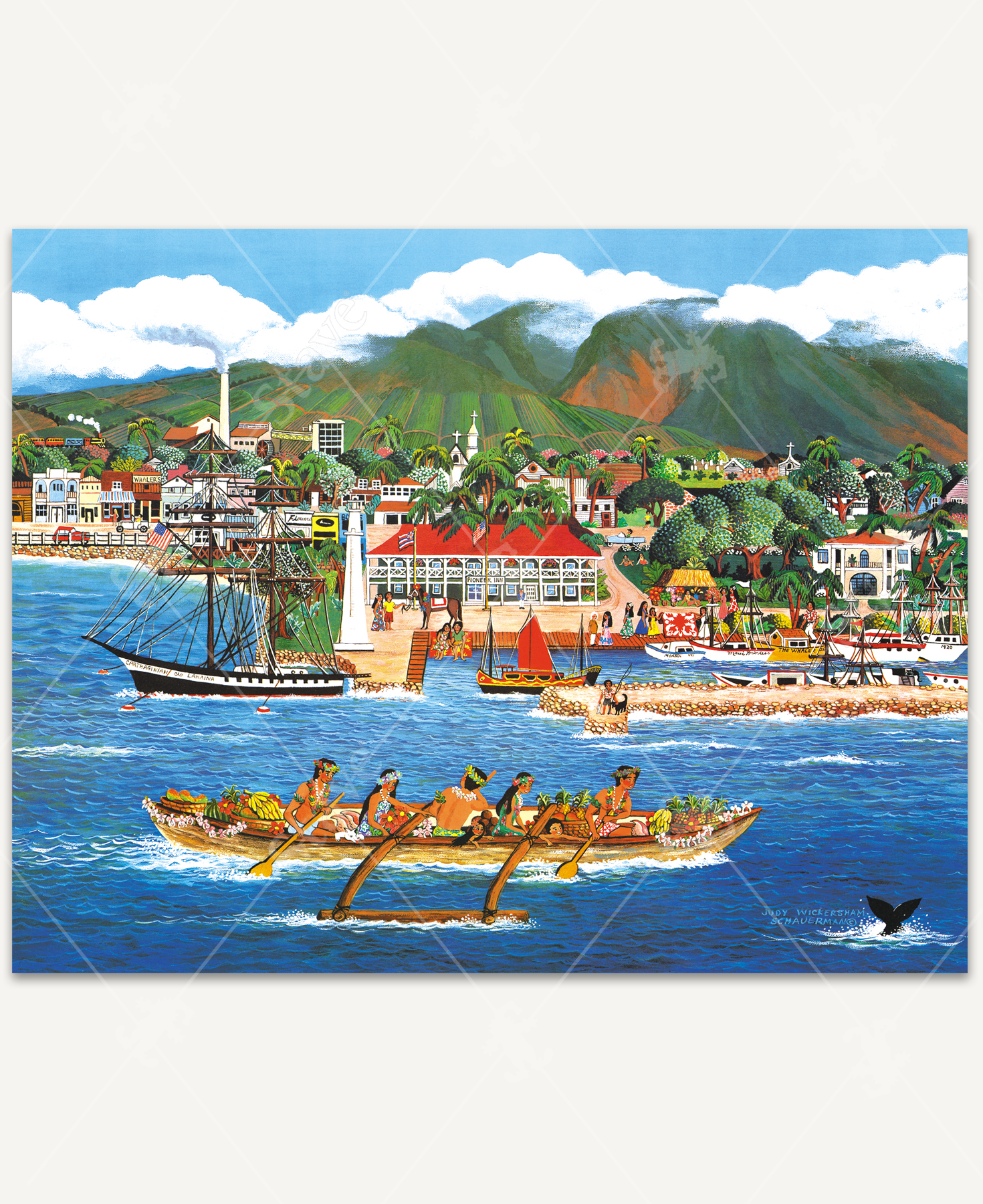 Maulawi LP 美品 Lahaina Harbor, a traditional puzzle - Stave Puzzles