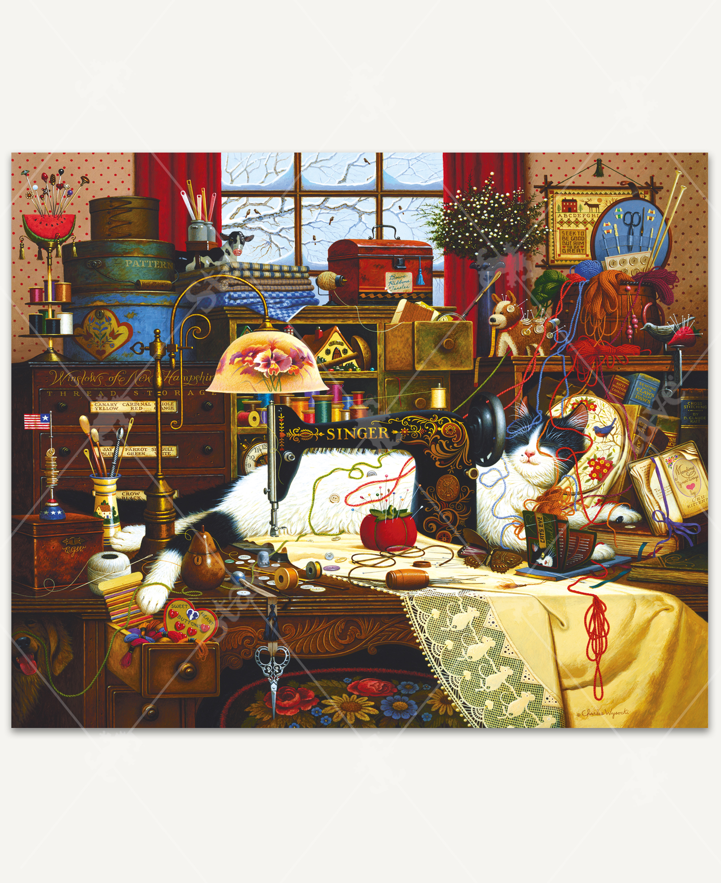 Maggie The Messmaker, a traditional puzzle - Stave Puzzles