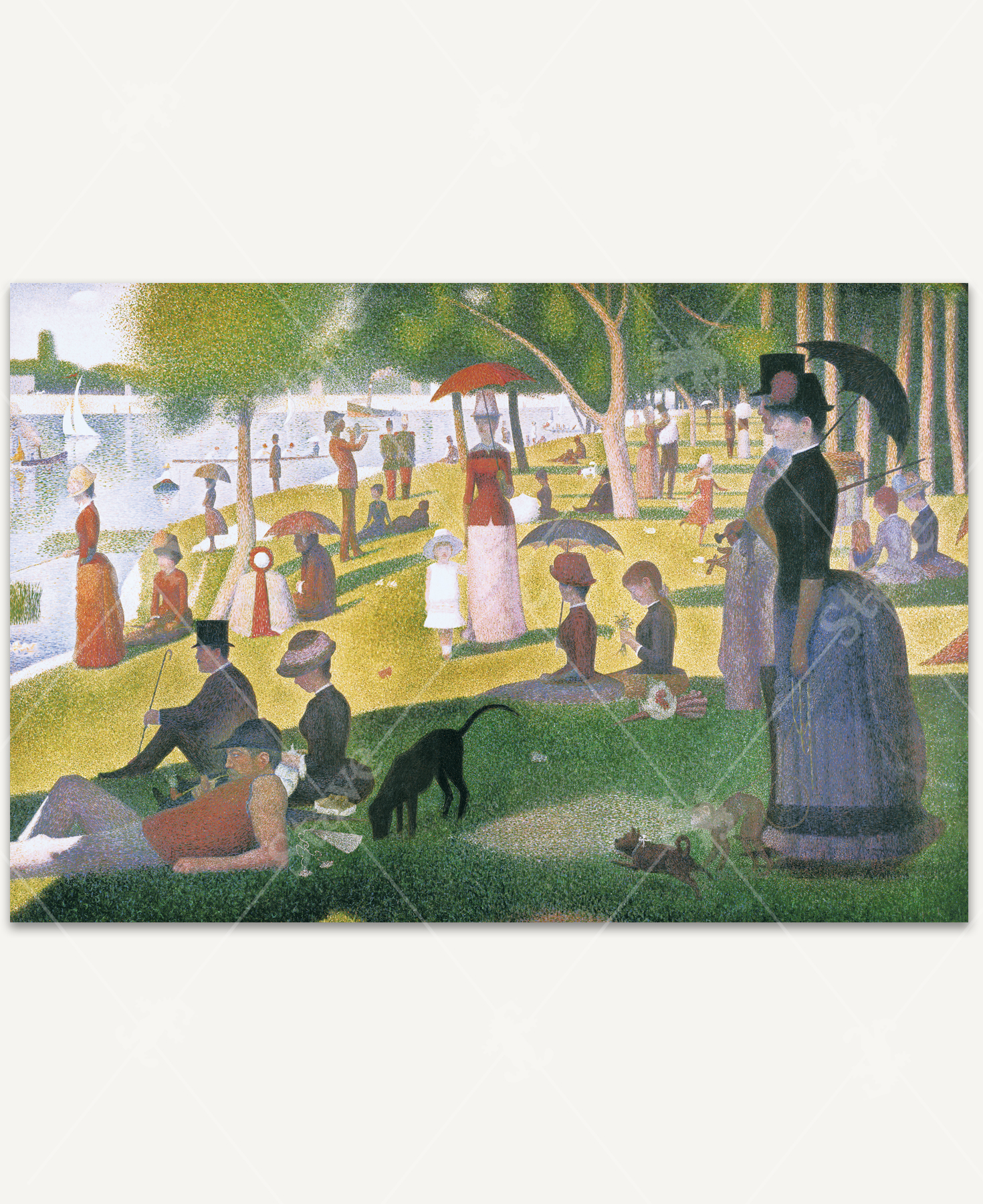 Sunday Afternoon On The Island Of La Grande Jatte, a traditional
