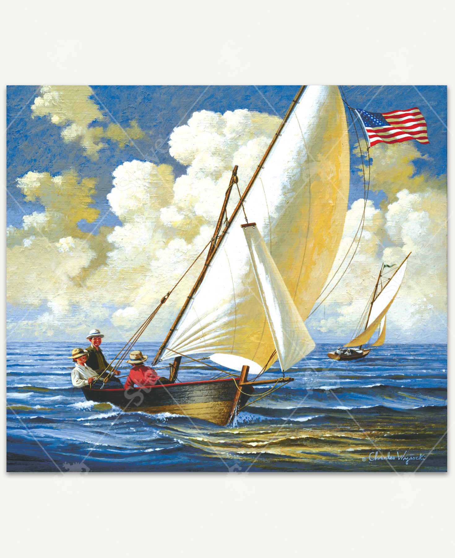 Breezing Along, a traditional puzzle - Stave Puzzles