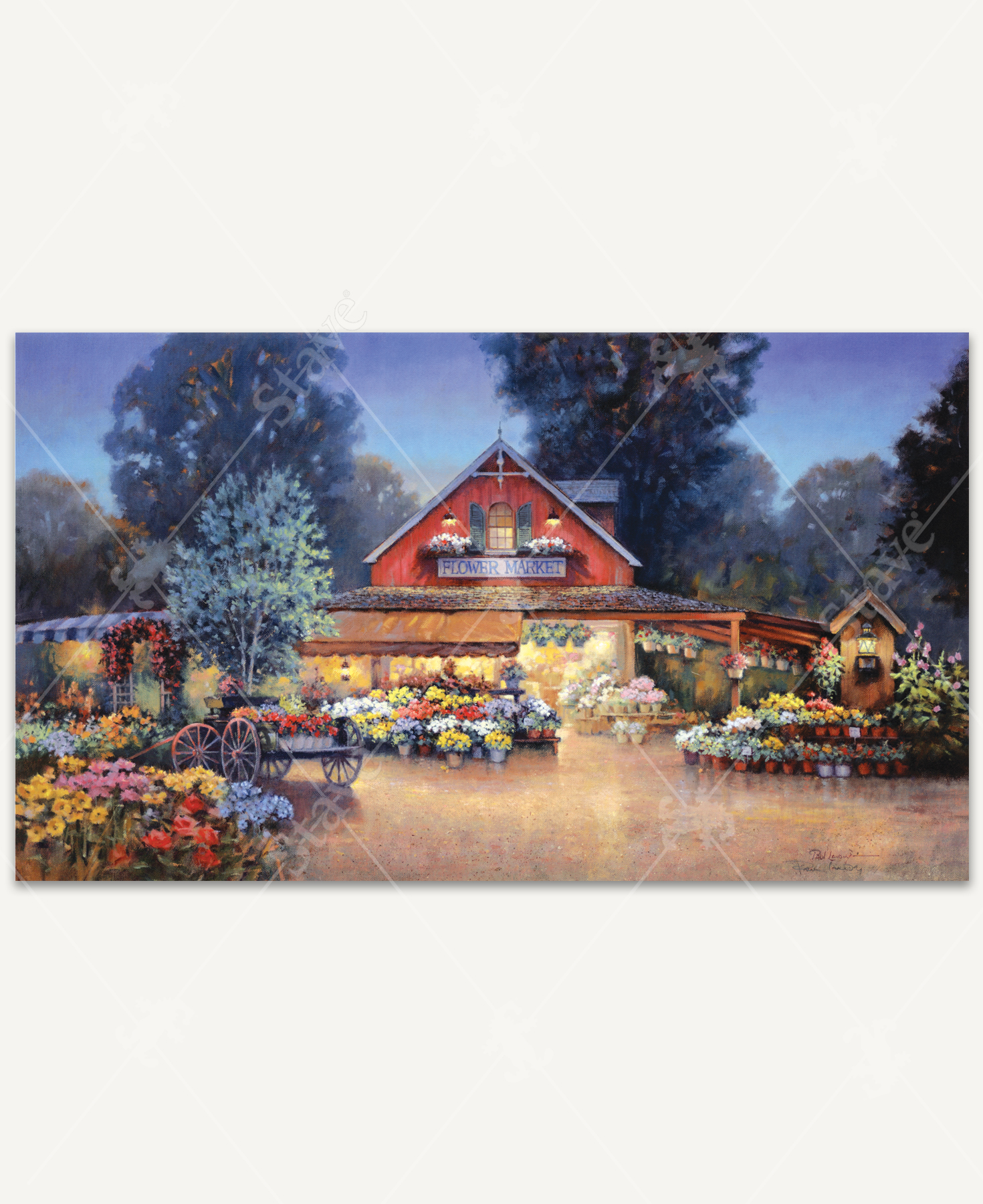 Evening At The Flower Market_1