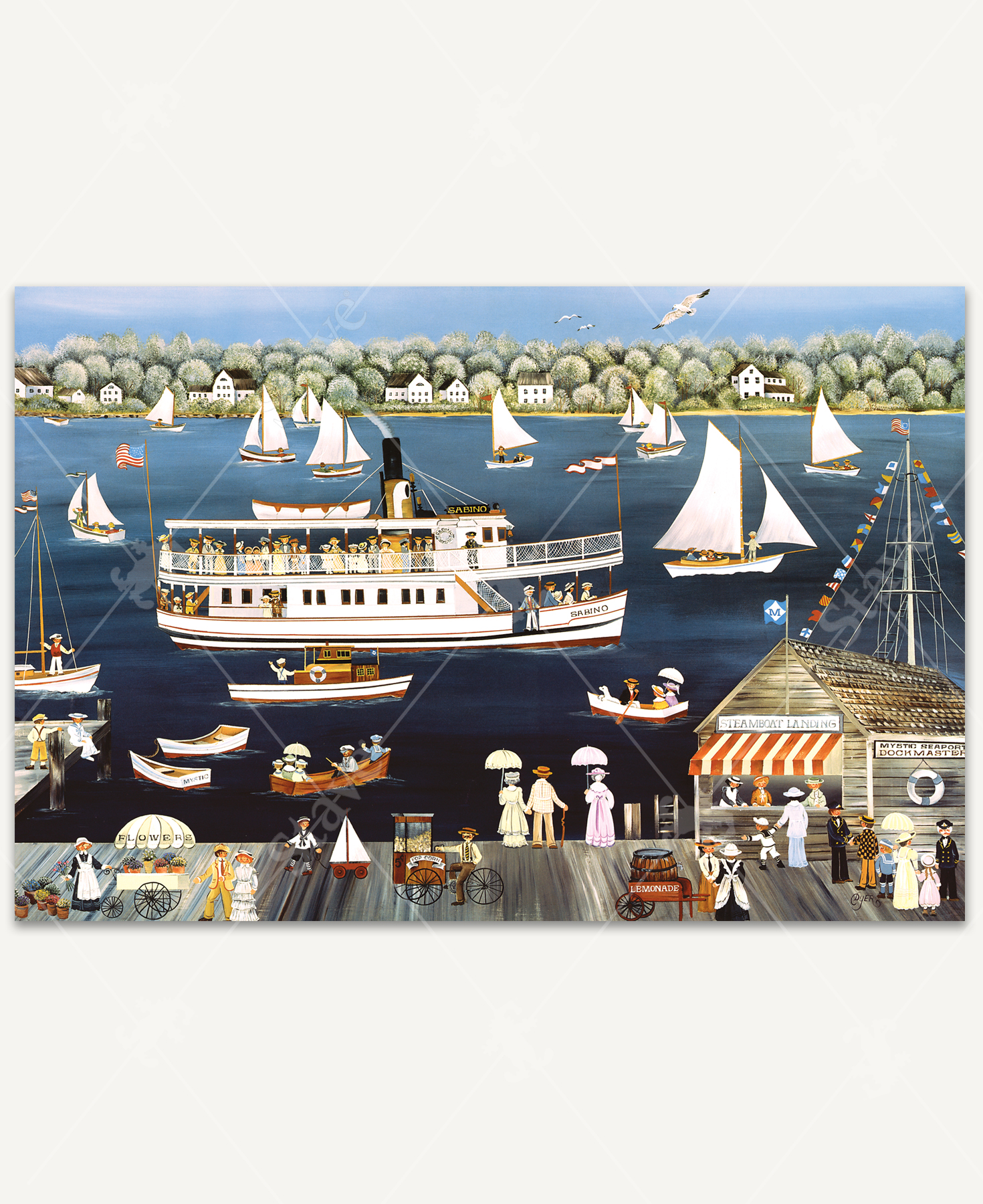 Boating Party at Steamboat Landing_1