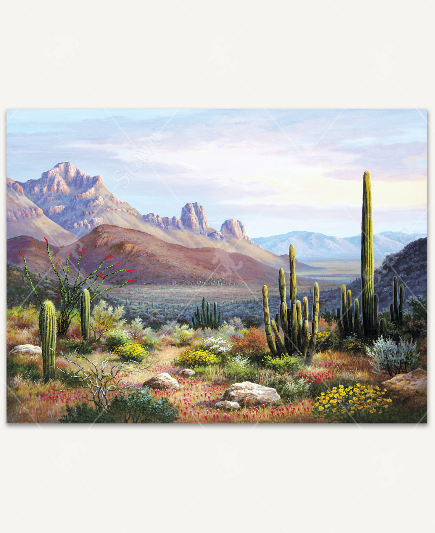 Sonoran Sunset Jigsaw Puzzle | Stave Puzzles