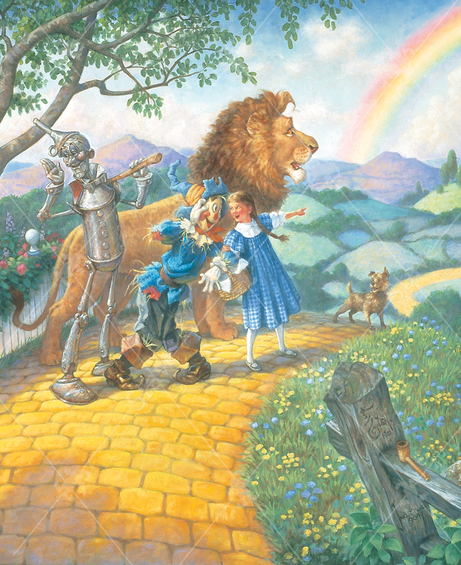 Dorothy and the wizard in Oz; a faithful record of their amazing