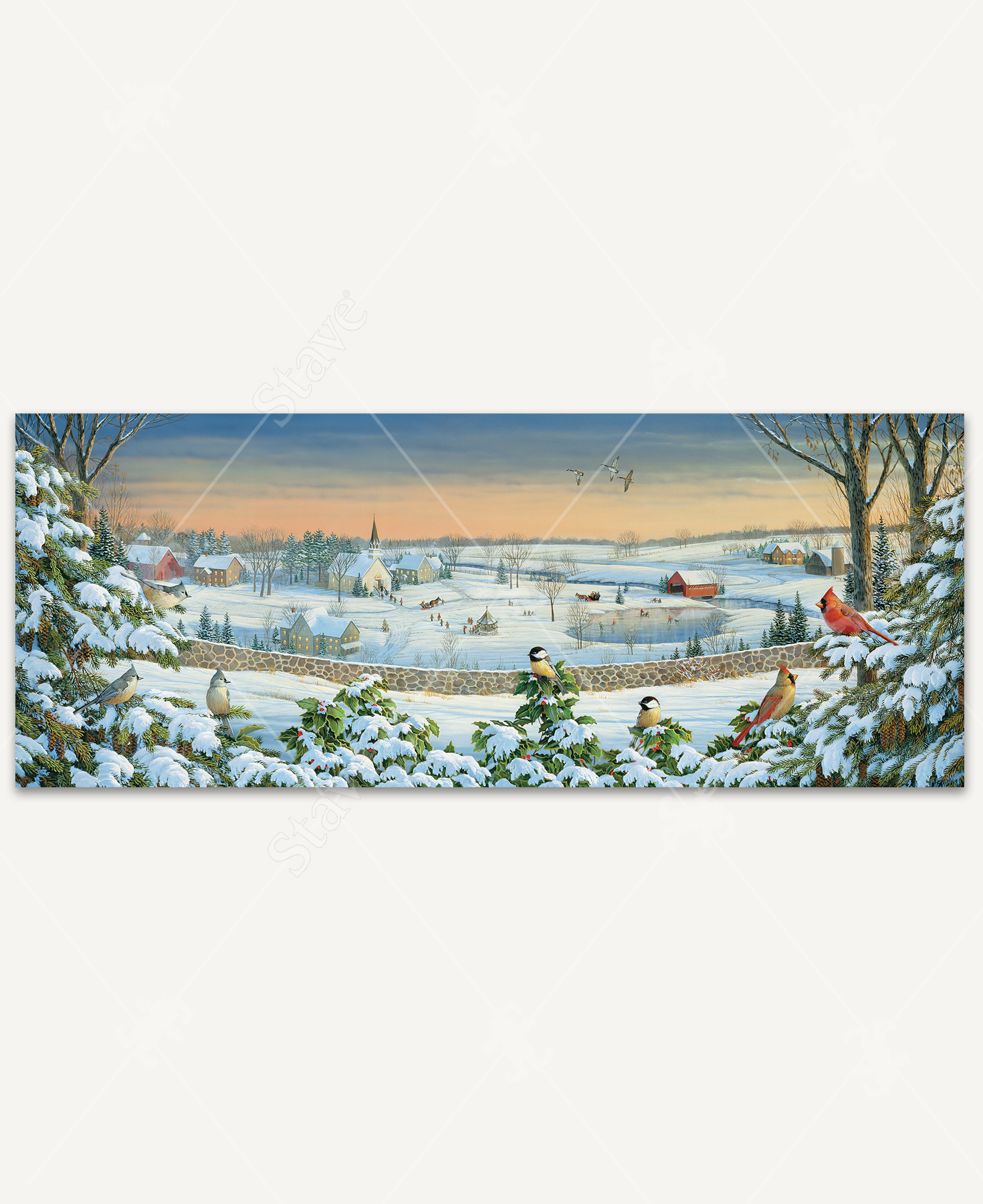 Winter Panorama Jigsaw Puzzle | Stave Puzzles