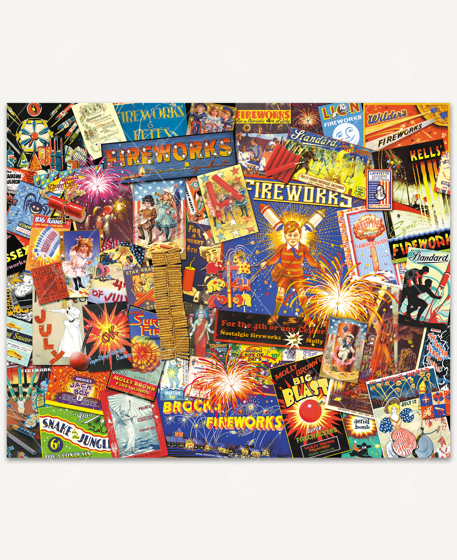 Snap, Crackle, Pop!, a traditional puzzle - Stave Puzzles