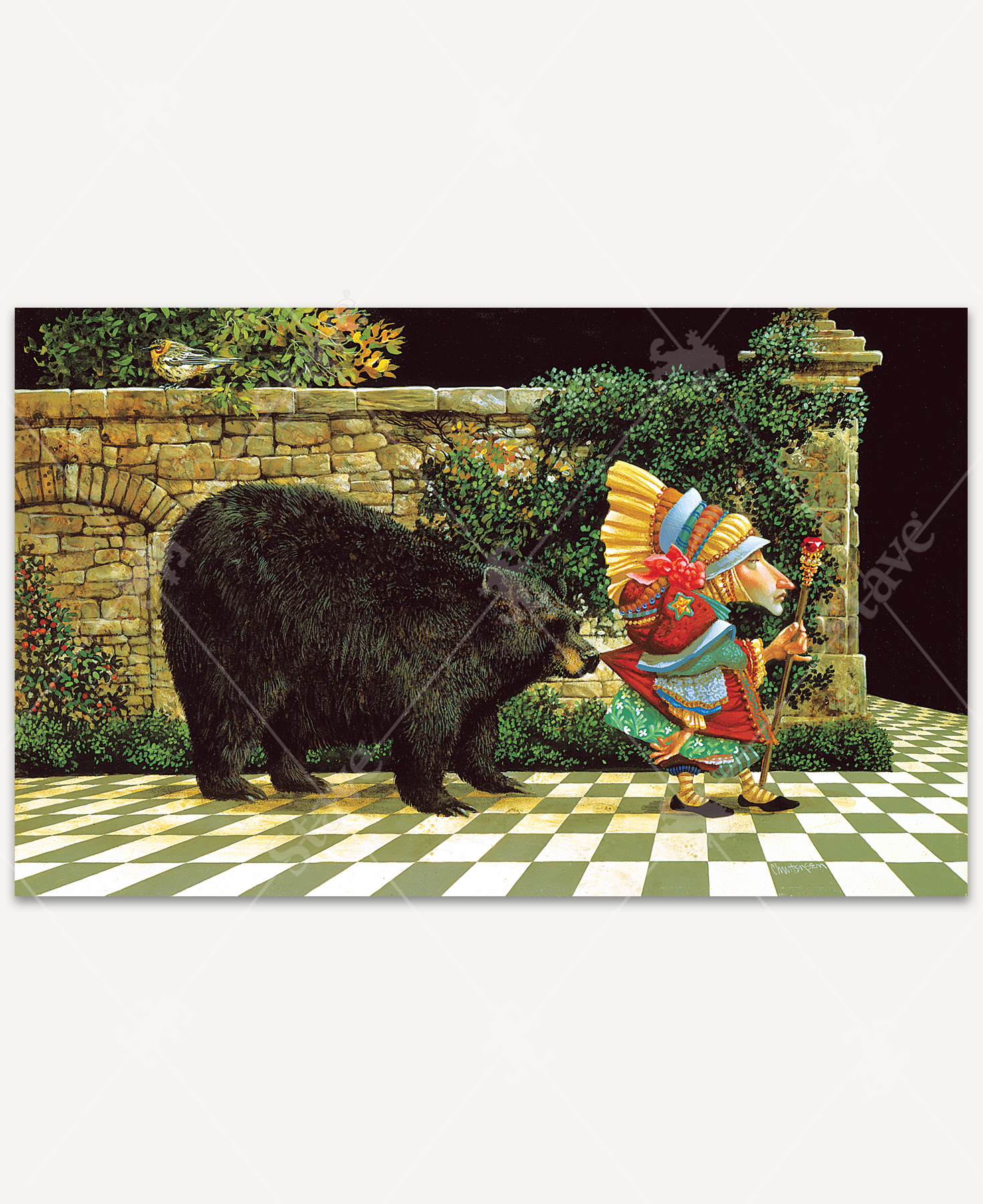 Lawrence Pretended Not to Notice That A Bear Was Attached To His Coattail_1