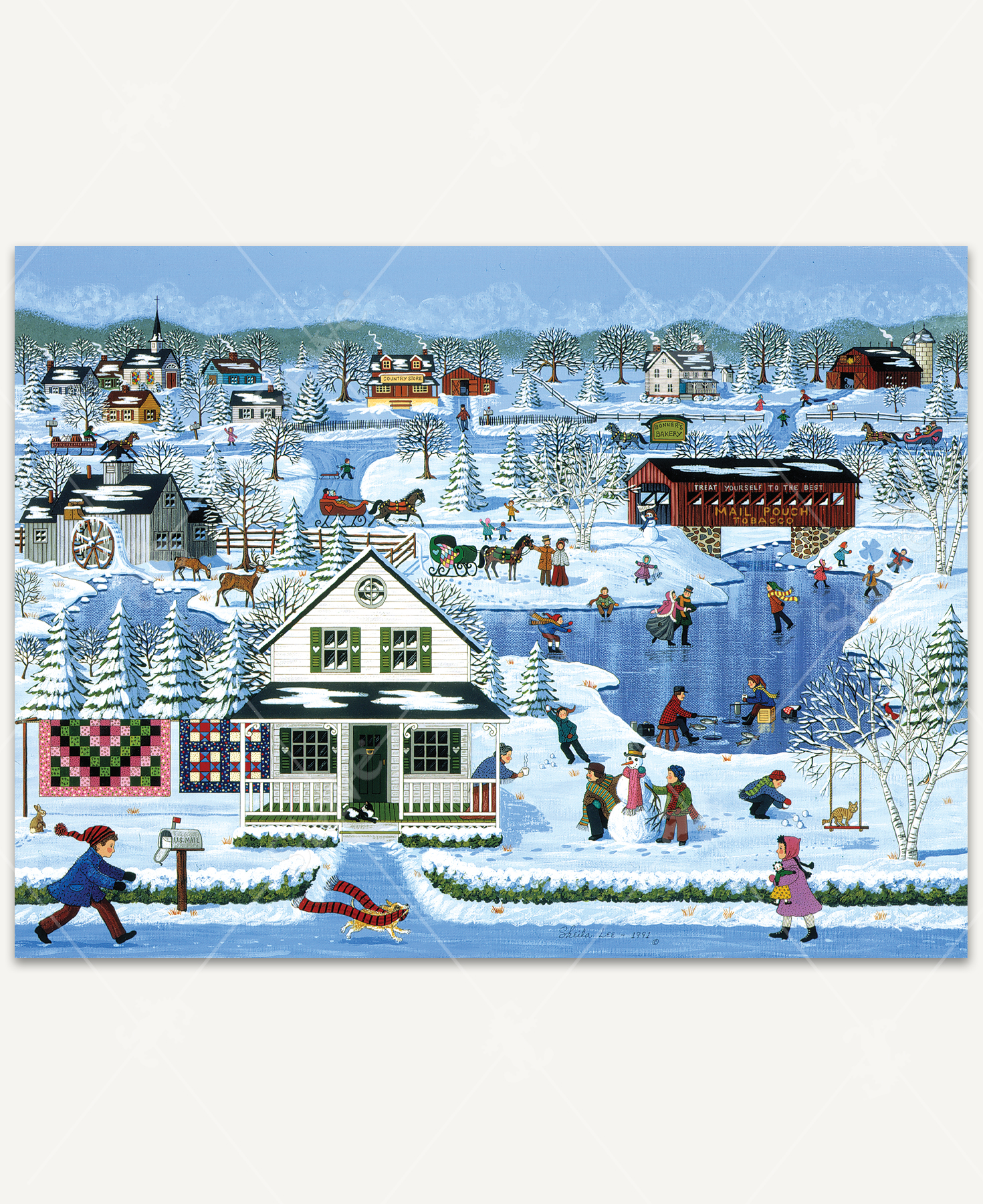 Winter Sampler Jigsaw Puzzle | Stave Puzzles