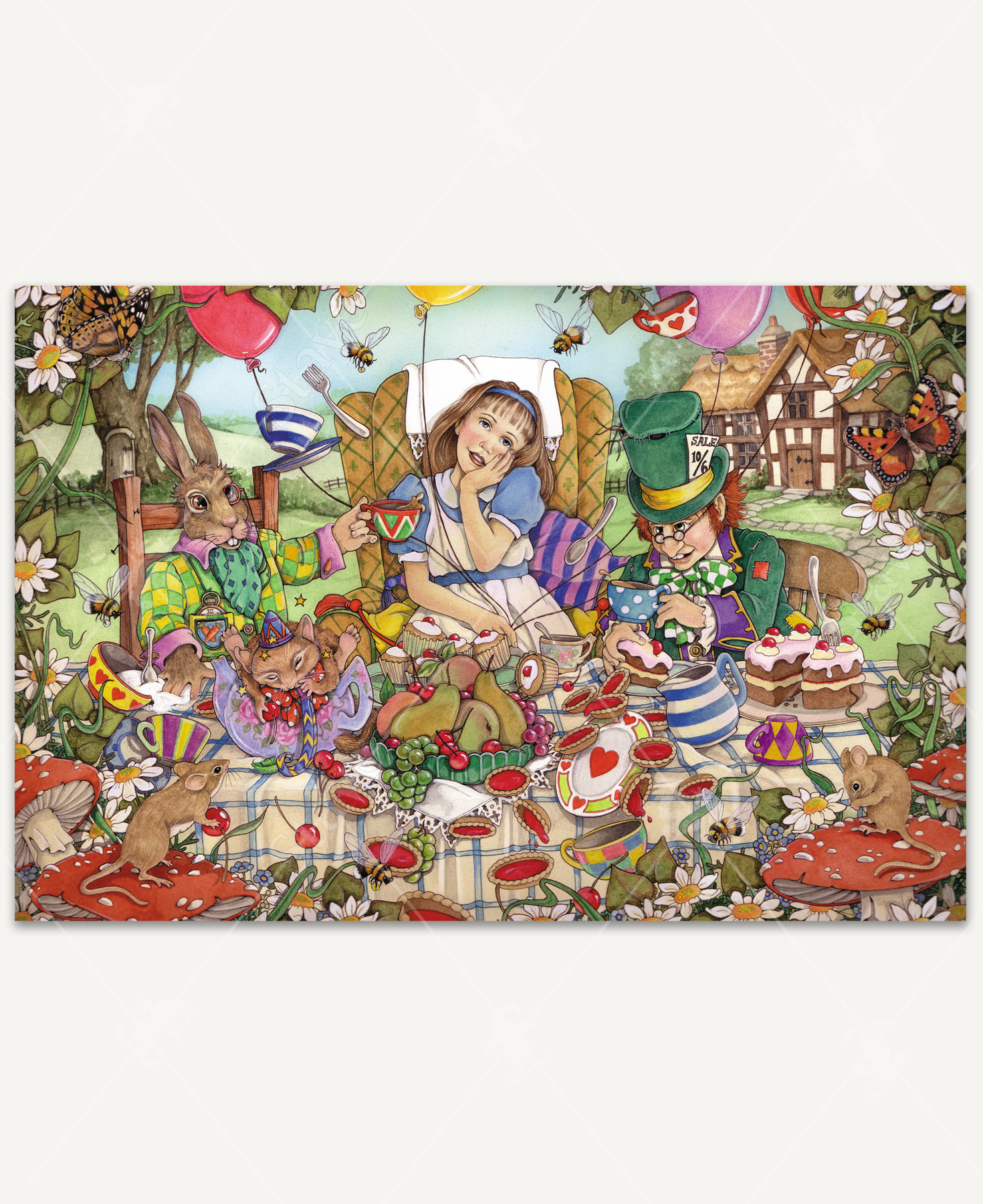 Alice's New Friends, a traditional puzzle - Stave Puzzles