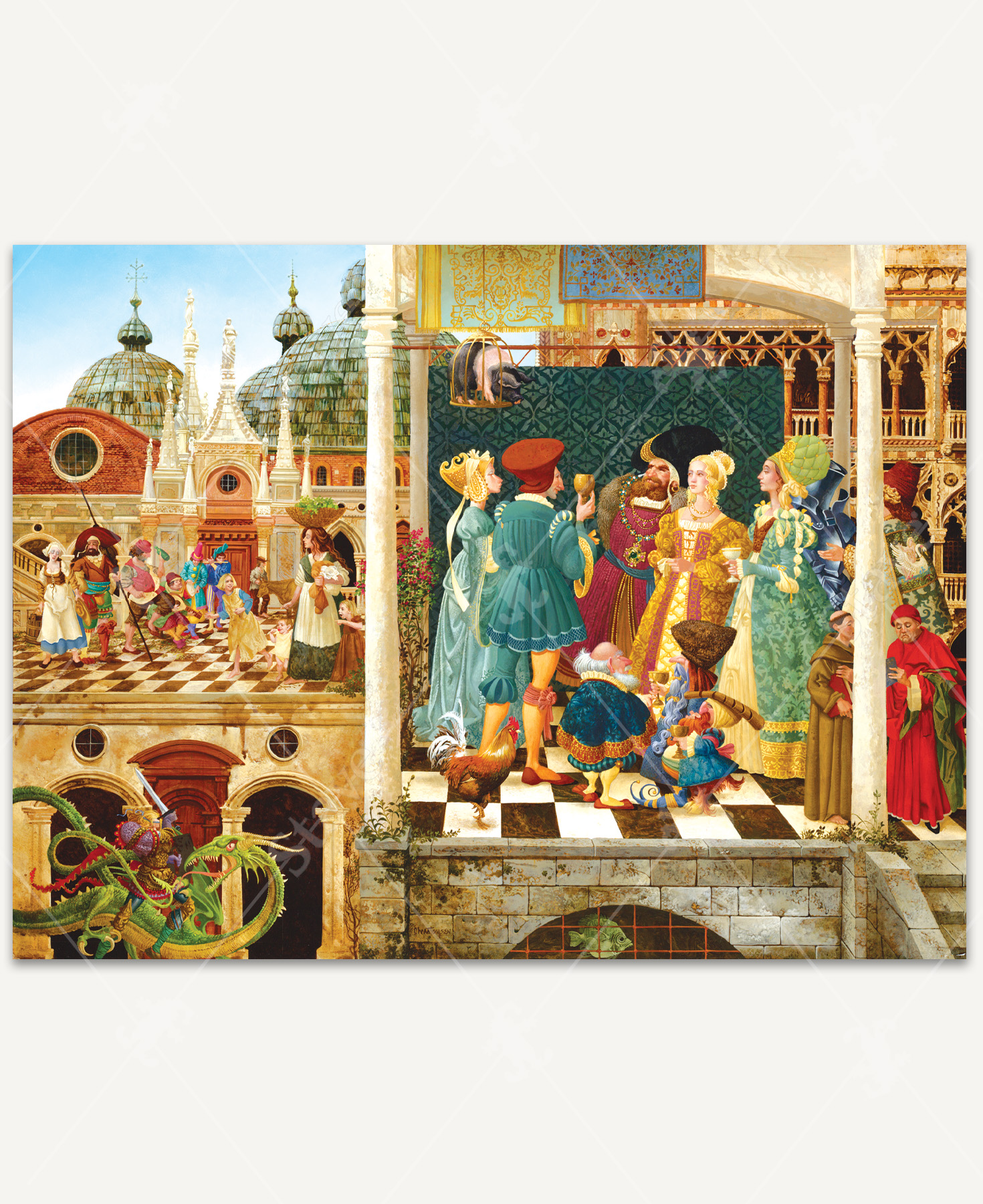 Michael Battles The Dragon_1